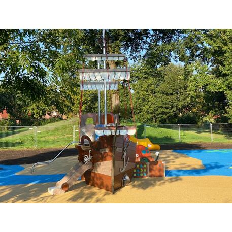  Vaikų žaidimo aikštelės kompleksas, kolekcija 'Piratų laivas / MBG-1233_CI 15-1009-T01'