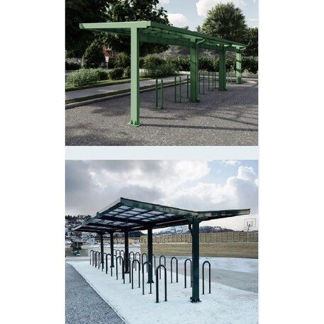 Dviračių saugojimo stoginė 'University'