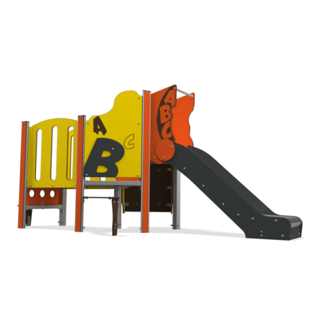 Žaidimų aikštelių kompleksas vaikams nuo 2 metų amžiaus – kolekcija 'MINI / MBG-2158_MI 09-1008-N22'