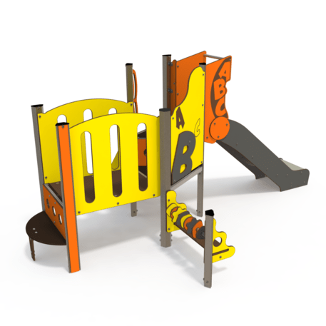 Žaidimų aikštelių kompleksas vaikams nuo 2 metų amžiaus – kolekcija 'MINI / MBG-2198_MI 09-1042-N22'