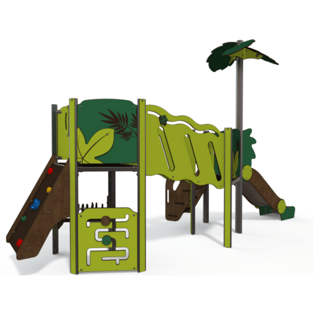 Žaidimų aikštelių kompleksas vaikams nuo 2 metų amžiaus – kolekcija 'MINI / MBG-2276_MI 09-2072-P15'