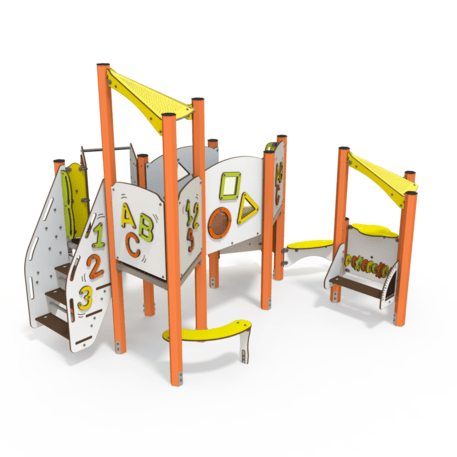 Žaidimų aikštelių kompleksas vaikams nuo 2 metų amžiaus – kolekcija 'MINI / MBG-2205_MI 09-2002-AC07'