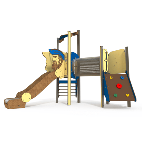 Žaidimų aikštelių kompleksas vaikams nuo 2 metų amžiaus – kolekcija 'MINI / MBG-2210_MI 09-2003-T01'