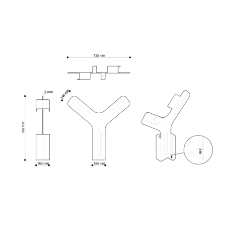 Metalinis paspirtukų laikiklis / stovas 'STF/Elica_2/MDL'