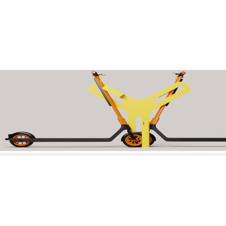 Metalinis paspirtukų laikiklis / stovas 'STF/Elica_2/MDL'