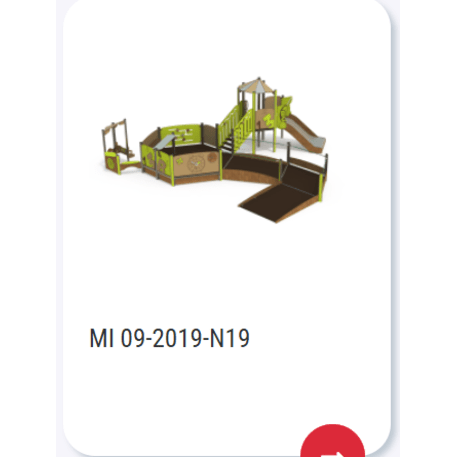 Žaidimų aikštelių kompleksas vaikams nuo 2 metų amžiaus – kolekcija 'MINI / MBG-2228-MI 09-2019-N22'