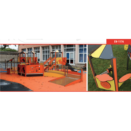 Žaidimų aikštelių kompleksas vaikams nuo 2 metų amžiaus – kolekcija 'MINI / MBG-2228-MI 09-2019-N22'