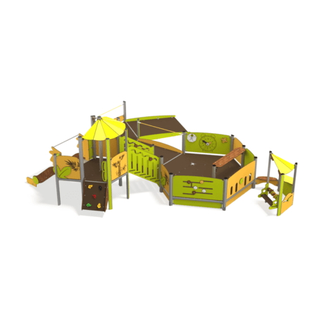 Žaidimų aikštelių kompleksas vaikams nuo 2 metų amžiaus – kolekcija 'MINI / MBG-2230-MI 09-2019-T02'