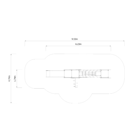 Vaikų žaidimo aikštelės kompleksas 'MBG-550 / Forest_P1510'