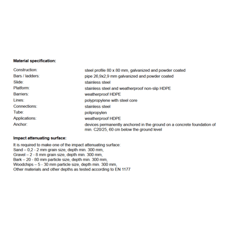 Vaikų žaidimo aikštelės kompleksas 'MBG-550 / Forest_P1510'