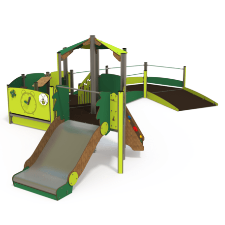 Žaidimų aikštelių kompleksas vaikams nuo 2 metų amžiaus – kolekcija 'MINI / MBG-2294_MI 09-2083-T01'