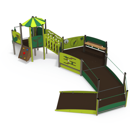 Žaidimų aikštelių kompleksas vaikams nuo 2 metų amžiaus – kolekcija 'MINI / MBG-2294_MI 09-2083-T01'
