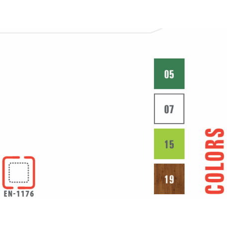 Žaidimų aikštelių kompleksas vaikams nuo 2 metų amžiaus – kolekcija 'MINI / MBG-2294_MI 09-2083-T01'