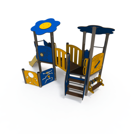 Žaidimų aikštelių kompleksas vaikams nuo 2 metų amžiaus – kolekcija 'MINI / MBG-2241_MI 09-2032-T02'