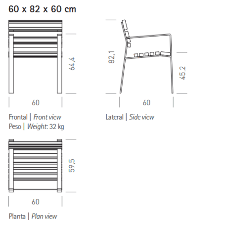 Metalinis suoliukas su atlošu 'Premium / Calmina 60cm/180cm'