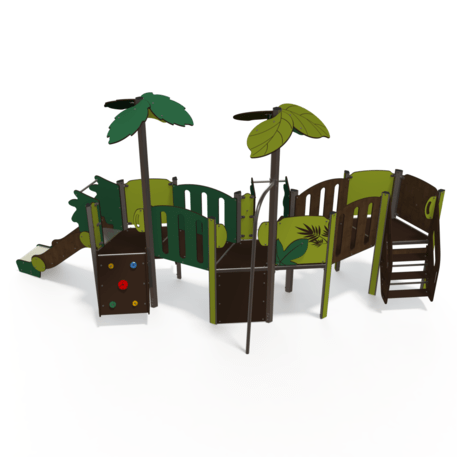 Žaidimų aikštelių kompleksas vaikams nuo 2 metų amžiaus – kolekcija 'MINI / MBG-2325_MI 09-3014-P15'