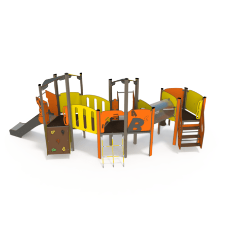 Žaidimų aikštelių kompleksas vaikams nuo 2 metų amžiaus – kolekcija 'MINI / MBG-2335_MI 09-3022-N22'