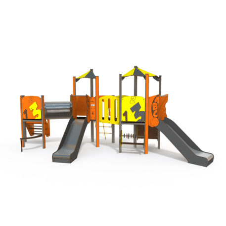 Žaidimų aikštelių kompleksas vaikams nuo 2 metų amžiaus – kolekcija 'MINI / MBG-2335_MI 09-3022-N22'