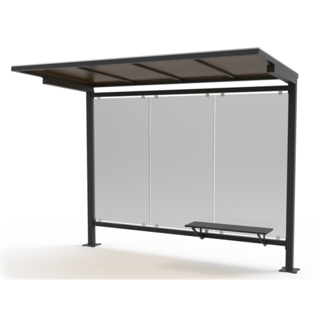 Autobusų stotelės stoginė, paviljonas 'MBG_5012 / Plaza 04'