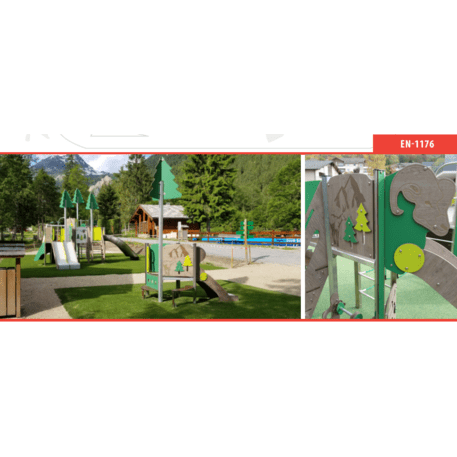 Žaidimų aikštelių kompleksas vaikams nuo 2 iki 10 metų amžiaus – kolekcija 'MAXI / MBG-2362_MA 12-1011-U29'