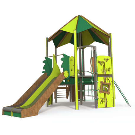 Žaidimų aikštelių kompleksas vaikams nuo 2 iki 10 metų amžiaus – kolekcija 'MAXI / MBG-2378_MA 12-1043-T01'