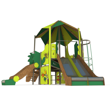 Žaidimų aikštelių kompleksas vaikams nuo 2 iki 10 metų amžiaus – kolekcija 'MAXI / MBG-2378_MA 12-1043-T01'