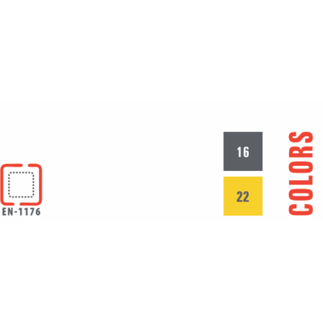 Spielplatzkomplex für Kinder von 2 bis 12 Jahren – Kollektion 'MEGA / MBG-2521_ME 18-1003-I22'