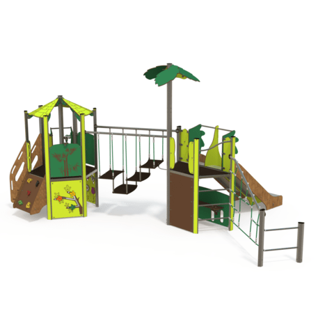 Complesso per parco giochi per bambini dai 2 anni – collezione 'MAXI / MBG-2418_MA 12-2067-T01'