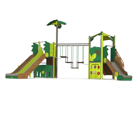 Complesso per parco giochi per bambini dai 2 anni – collezione 'MAXI / MBG-2418_MA 12-2067-T01'