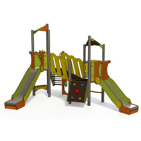 Complesso per parco giochi per bambini dai 2 anni – collezione 'MAXI / MBG-2423_MA 12-2069-T01'