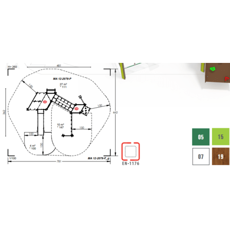 Игровой комплекс для детей от 2 лет – коллекция 'MAXI / MBG-2433_MA 12-2079-P15'