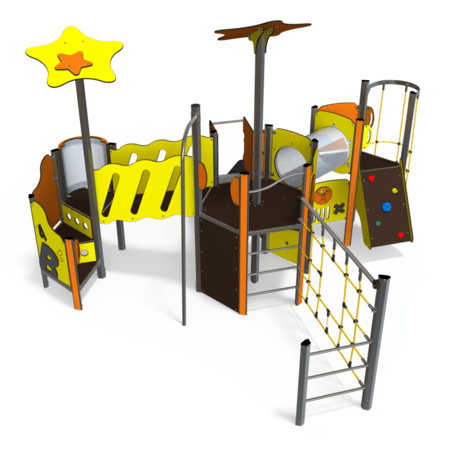 Complesso per parco giochi per bambini dai 2 anni – collezione 'MAXI / MBG-2459_MA 12-3004-T01'