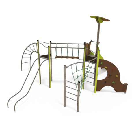 Комплекс детских площадок для детей от 2 до 12 лет – коллекция 'MEGA / MBG-2538_ME 18-2004-I15'