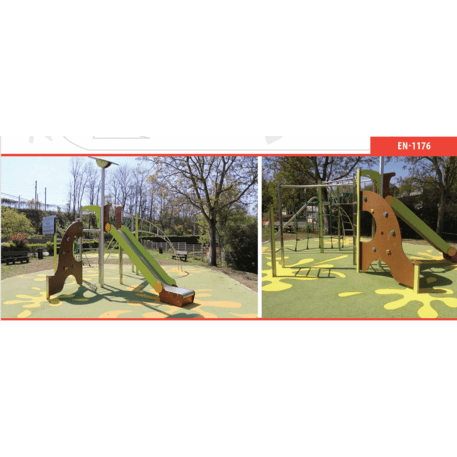 Комплекс детских площадок для детей от 2 до 12 лет – коллекция 'MEGA / MBG-2538_ME 18-2004-I15'