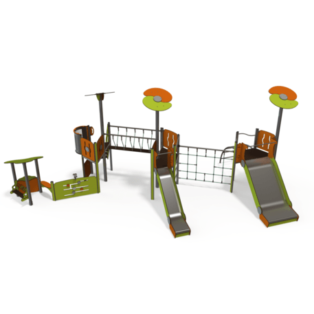 Spielplatzkomplex für Kinder ab 2 Jahren – Kollektion 'MAXI / MBG-2474_MA 12-3044-I99'