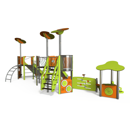 Spielplatzkomplex für Kinder ab 2 Jahren – Kollektion 'MAXI / MBG-2474_MA 12-3044-I99'