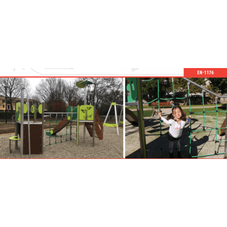 Spielplatzkomplex für Kinder ab 2 Jahren – Kollektion 'MAXI / MBG-2474_MA 12-3044-I99'