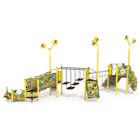 Kompleks placu zabaw dla dzieci od 2. roku życia – kolekcja 'MAXI / MBG-2500_MA 12-4013-AB22'