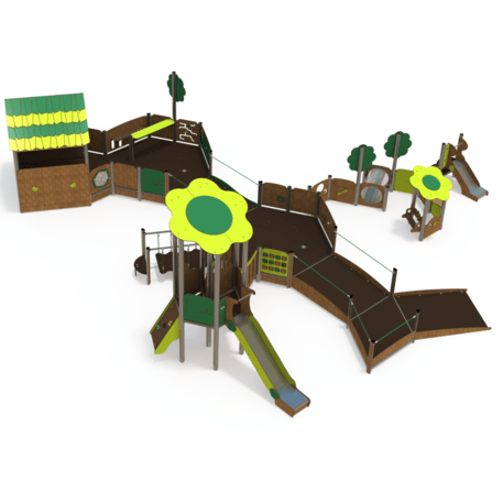 Spielplatzkomplex für Kinder ab 2 Jahren – Kollektion 'MAXI / MBG-2519_MA 12-5009-A19'