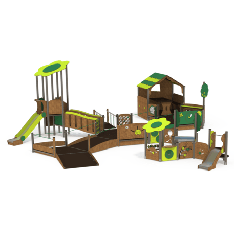 Spielplatzkomplex für Kinder ab 2 Jahren – Kollektion 'MAXI / MBG-2519_MA 12-5009-A19'