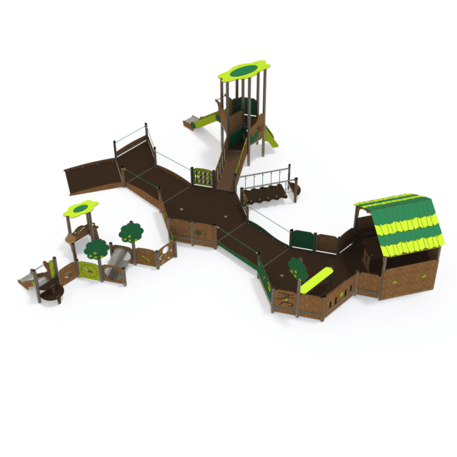 Spielplatzkomplex für Kinder ab 2 Jahren – Kollektion 'MAXI / MBG-2519_MA 12-5009-A19'