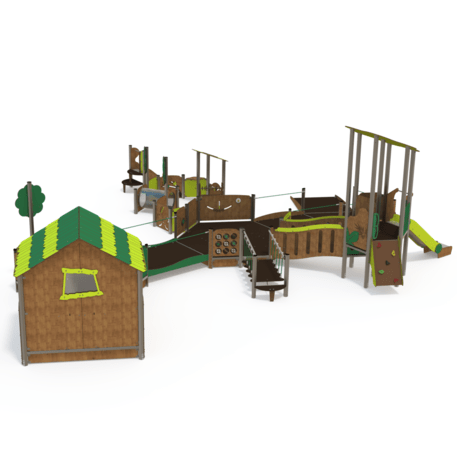 Spielplatzkomplex für Kinder ab 2 Jahren – Kollektion 'MAXI / MBG-2519_MA 12-5009-A19'