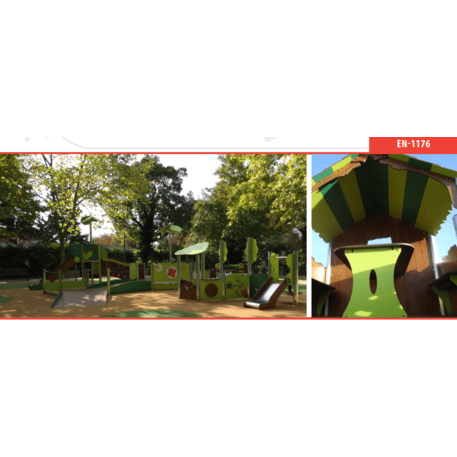 Spielplatzkomplex für Kinder ab 2 Jahren – Kollektion 'MAXI / MBG-2519_MA 12-5009-A19'