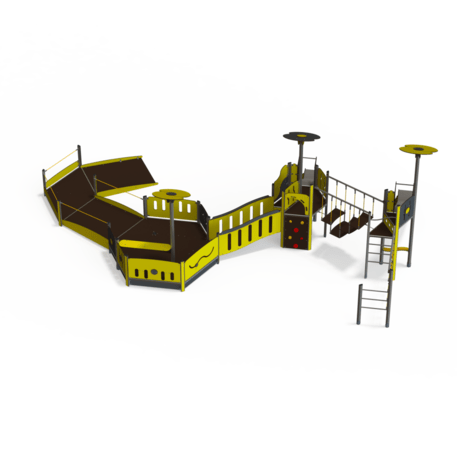 Žaidimų aikštelių kompleksas vaikams nuo 2 iki 12 metų amžiaus – kolekcija 'MEGA / MBG-2572_ME 18-3010-I22'
