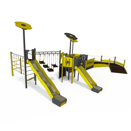 Žaidimų aikštelių kompleksas vaikams nuo 2 iki 12 metų amžiaus – kolekcija 'MEGA / MBG-2572_ME 18-3010-I22'
