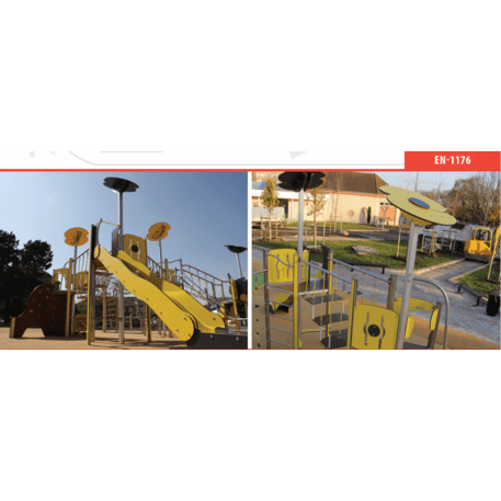 Žaidimų aikštelių kompleksas vaikams nuo 2 iki 12 metų amžiaus – kolekcija 'MEGA / MBG-2572_ME 18-3010-I22'