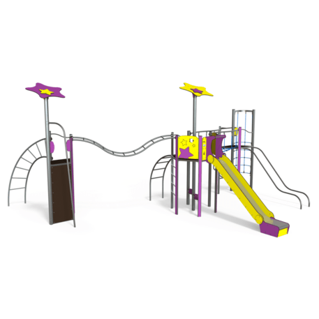 Žaidimų aikštelių kompleksas vaikams nuo 2 iki 12 metų amžiaus – kolekcija 'MEGA / MBG-2582_ME 18-3026-O99'