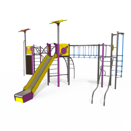 Žaidimų aikštelių kompleksas vaikams nuo 2 iki 12 metų amžiaus – kolekcija 'MEGA / MBG-2582_ME 18-3026-O99'