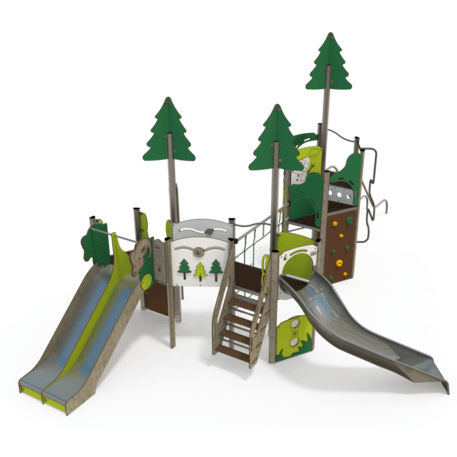 Žaidimų aikštelių kompleksas vaikams nuo 2 iki 12 metų amžiaus – kolekcija 'MEGA / MBG-2589_ME 18-3033-U29'