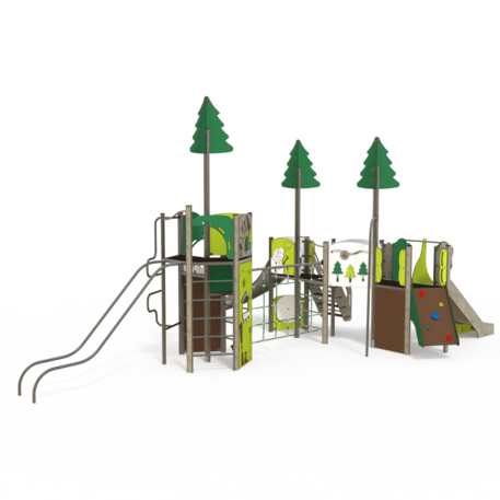 Žaidimų aikštelių kompleksas vaikams nuo 2 iki 12 metų amžiaus – kolekcija 'MEGA / MBG-2589_ME 18-3033-U29'